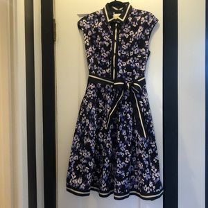 Kate Spade floral and striped dress
